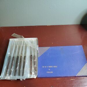 Fodue Forks- Puralum Set Of 8 Vintage